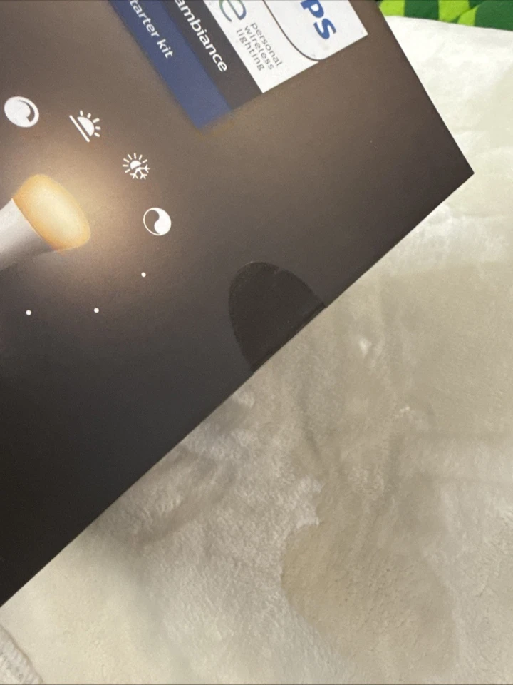 Philips - Hue White Ambiance A19 LED Starter Kit - Adjustable White New Sealed - Image 3 of 4