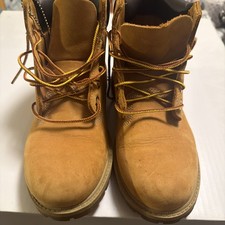 TIMBERLAND PREMIUM 6-INCH WATERPROOF BOOTS Wheat Nubuck Yellow Size 3