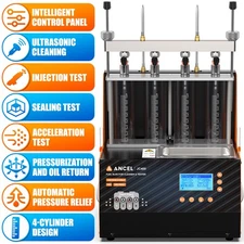 ANCEL JC400 Ultrasonic Fuel Injectors Cleaner Tester GDI Injectors Machine Kit