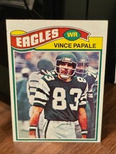 Vintage 1977 Topps Vince Papale ROOKIE RC #397 Philadelphia Eagles Football Card. rookie card picture