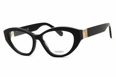 MAX & CO MO5176-001-53 Eyeglasses Frame Size 53mm 15mm 140mm BLACK Women 889214