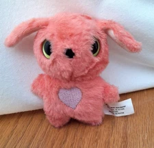 Scruff a Luvs Baby Bunny Rabbit Pink Heart 4” 2018 Moose Toys Preowned