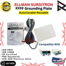 Ellman Surgitron 4.0 Dual RF 120 IEC Neutral Plate with Cable Autoclavable CE