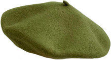 Women Wool Beret Hat French Style Solid Color