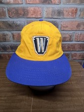 Vintage Windsor Canadian Whiskey Yellow Blue Made In USA Snapback