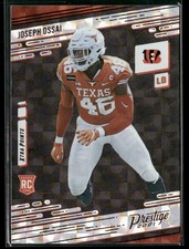Joseph Ossai 2021 Panini Prestige #257 RC Cincinnati Bengals