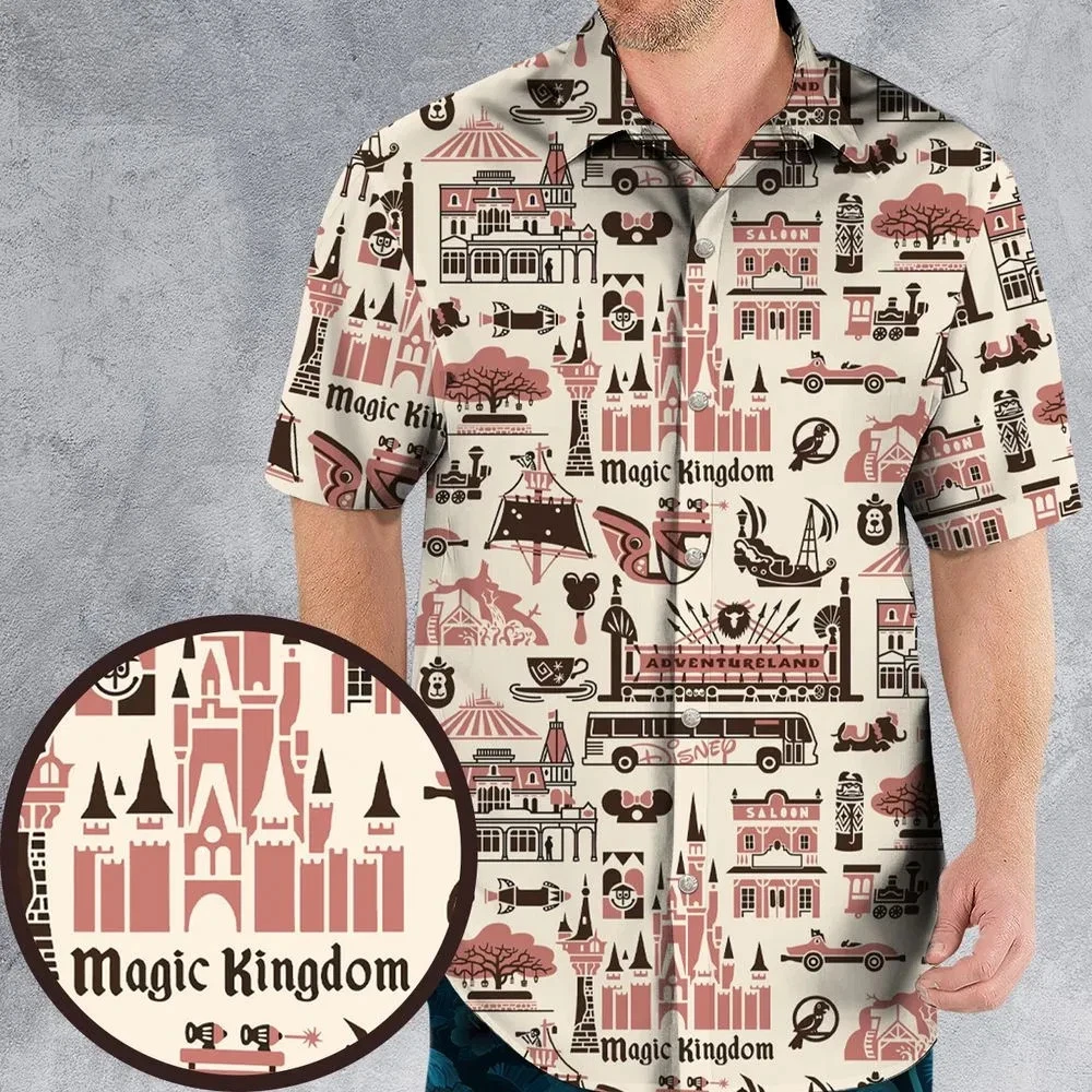 Magic Kingdom Hawaiian Shirt, Unisex Adults
