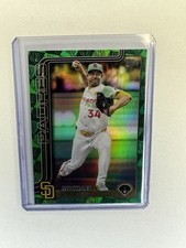 2025 Topps Series 1- Michael King Green Foil Spring Training /99