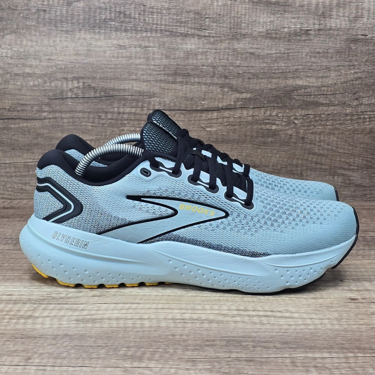 Brooks Glycerin 21 Men\'s Sz 11.5 D Cloud Blue Black Running Shoes (1104191D420) Amazon.com | Brooks Men main image 2
