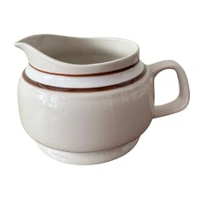 VTG Elegance II Collection Bavarian Brown Gravy Boat Pitcher | 1970s | EUC