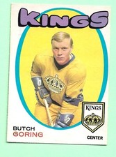 (1) BUTCH GORING 1971-72 O-PEE-CHEE # 152 KINGS ROOKIE EX/EX+ CARD (N4494). rookie card picture