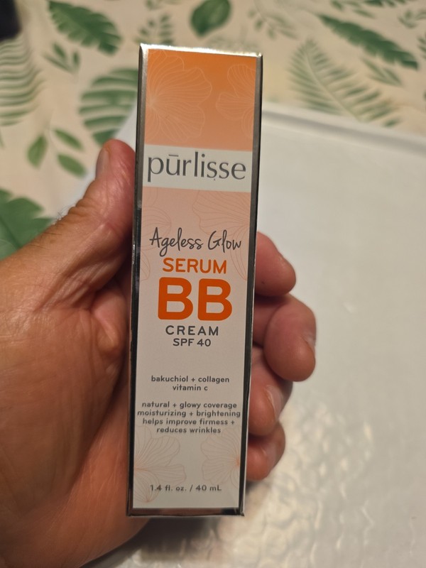 Purlisse Ageless Glow Serum BB Cream SPF 40 - Glow BB with SPF-1.4 Oz New-light