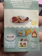 Hard To Find   Strawberry Waffles Miniverse Make It Mini Food ships no ball