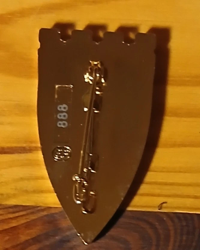 insigne numéroté 51° compagnie 19°RG génie voie ferrée VF - Photo 2/2