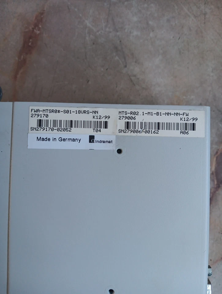 INDRAMAT MTS-R02.1 SERVO CONTROL MODULE MTS-R02.1-M1-B1-NN-NN-FW - Image 3 of 4