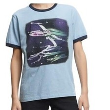 GapKids Junk Food Blue Ringer Boys T-Shirt Large 10 Star Wars Graphic Tee NEW