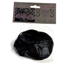 Syndees Craft Large Black Doll Hair Straight 51001 Vintage Taiwan Repair Vintage