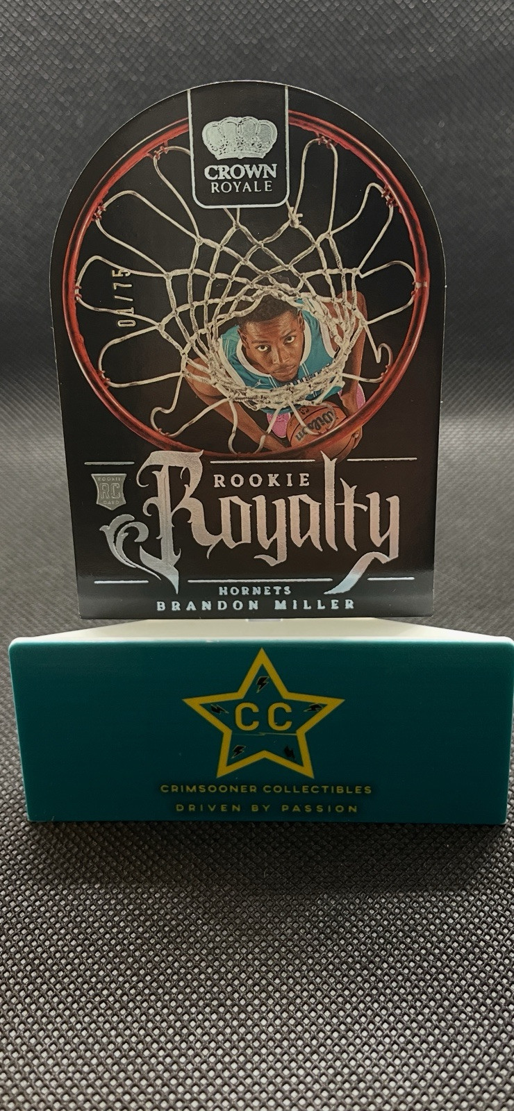 2023-24 Panini Crown Royale - Rookie Royalty Blue #40 Brandon Miller 01/75 (RC)