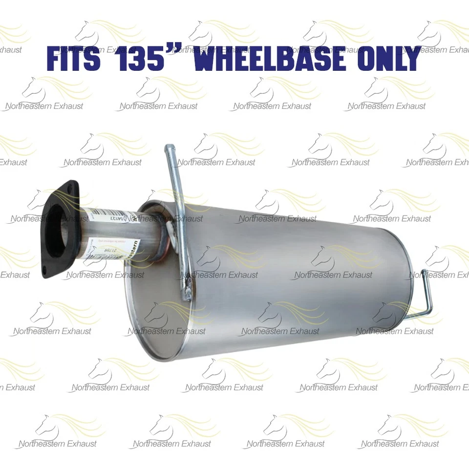 Stainless Steel Exhaust Muffler fits: 2010-2017 GMC Savana 2500 4.8L & 6.0L - Image 4 of 4