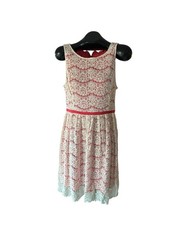 NEW Elle White Coral Lace Dress Sz 10 Fits Like A Sz 8  Wedding Party Church