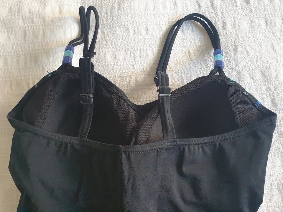 Desiree Badeanzug Gr. 42B (38/40) hoher Rücken schwarz - Bild 4 von 4