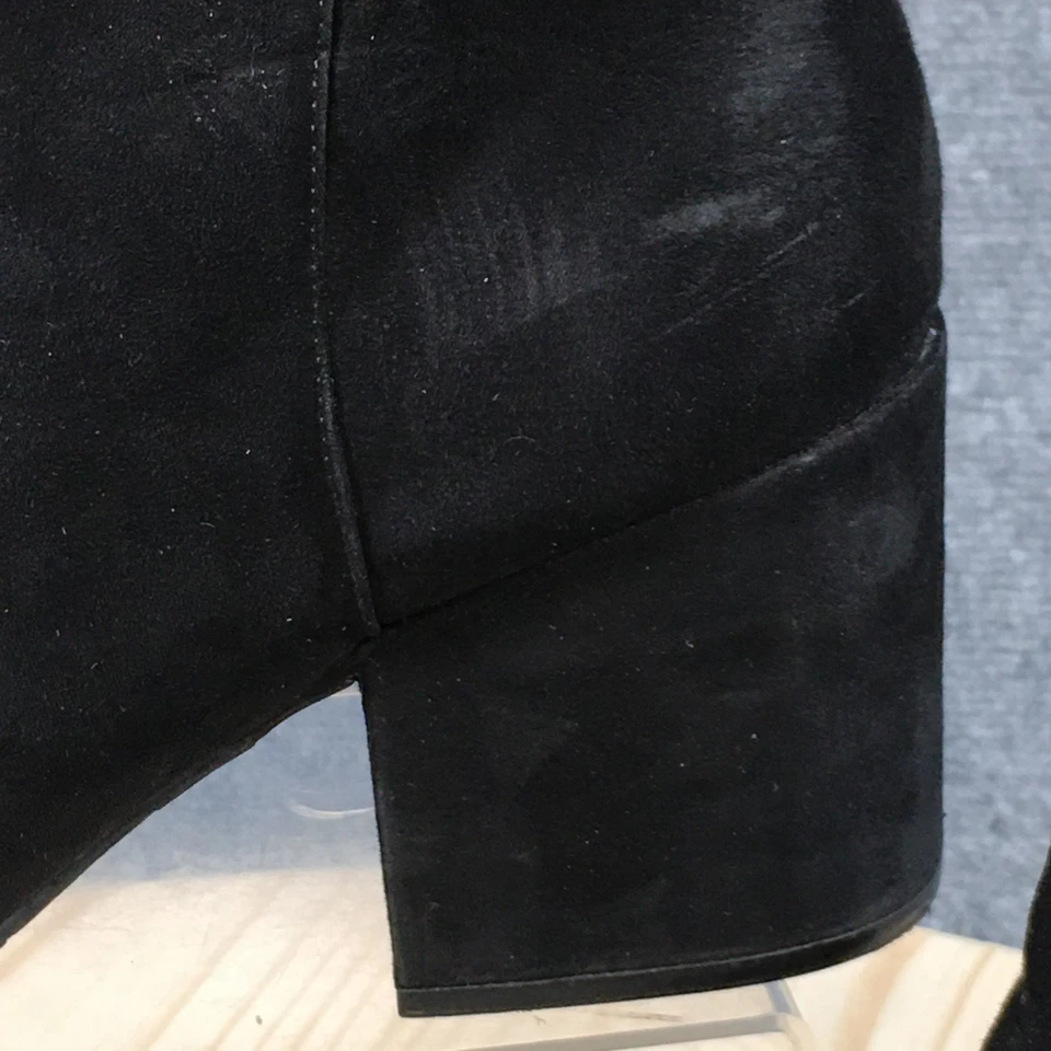 Dolce Vita Botas Mujer 11 Botín Negro Cremallera Lateral Informal Cómodo Tacones Bloque Foto 4 de 4