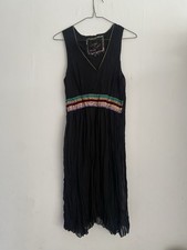 Joe Brown's Summer Sacred Spirit Size 12 Black Embroidering Dress