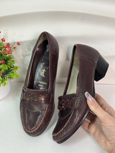 Women Dorndorf Heels Burgundy Leather 36