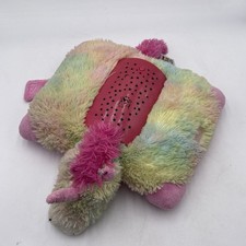 Pillow Pets Dream Lites 2013 Rainbow Unicorn Plush Night Light Works