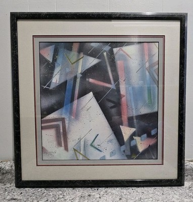 80 s Signed CATHERINE RUANE O CONNOR Boogie Ballad #3 Collage W/ COA