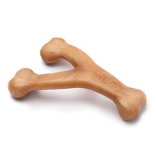 Benebone Wishbone Durable Dog Chew Toy - Aggressive Chewers, Real Chicken Flavor