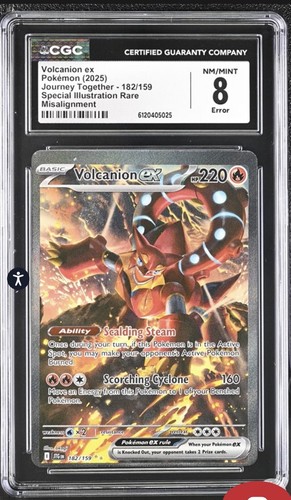 Volcanion ex graded CGC 8 for sale on eBay