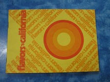 VINTAGE FLAVORS OF CALIFORNIA RECIPE BOOKLET SC 1974 Delta Air Lines VGC