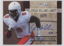2016 SAGE Auto Silver Level 7/25 Jordan Williams-Lambert #SA49 Auto 0af