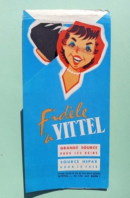 Prospekt PUB - Wasser VITTEL seien Sie treu Das Leben ist schön