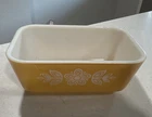 Vtg PYREX Butterfly  0502 Refrigerator Dish 1-1/2 Pt Covered Fridgie No Lid