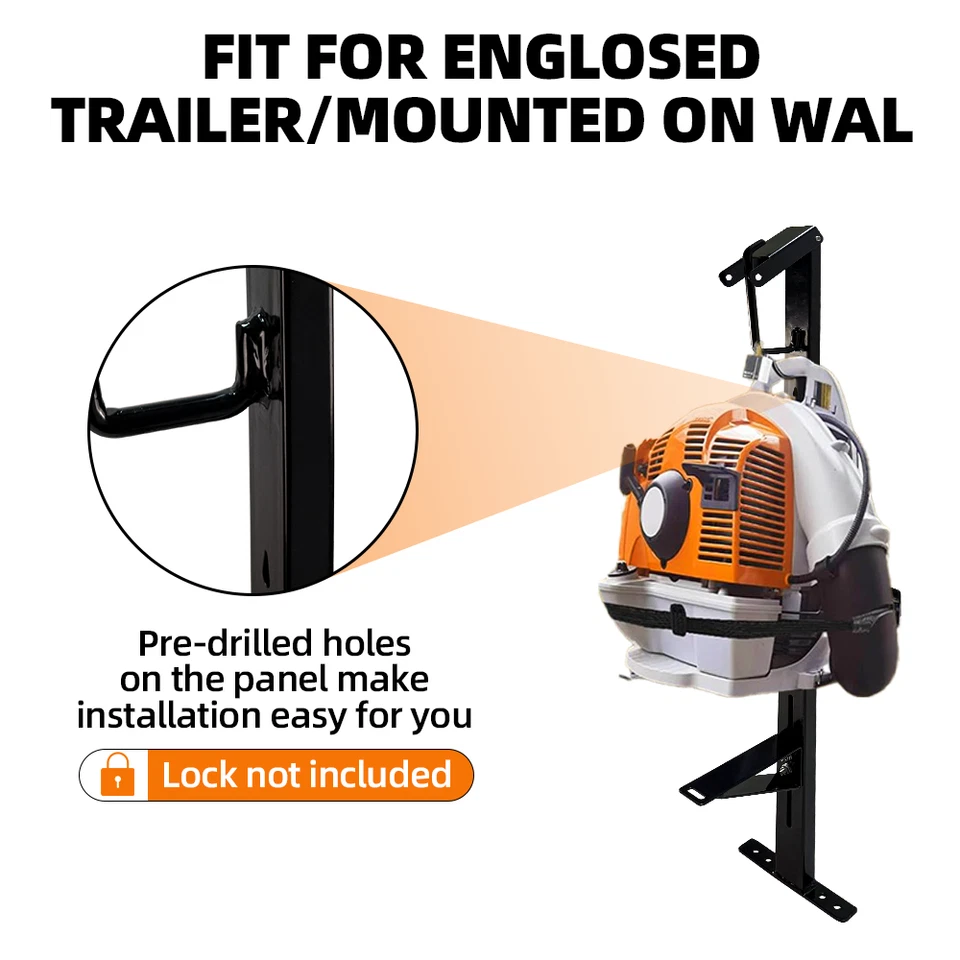 Nuevo soporte universal abierto para soplador de remolque de paisaje con función bloqueable Foto 4 de 4