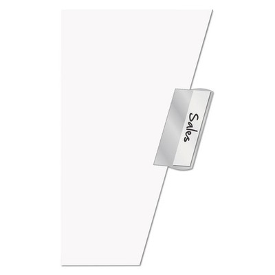 Cardinal  Paper Insertable Dividers, 5-Tab, 11 x 17, White Paper/Clear Tabs
