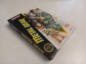 NES Metal Gear CIB Complete Map Included Nice Box!! Great Condition!!