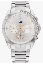 Tommy Hilfiger Damen Armbanduhr, Silber, Edel...