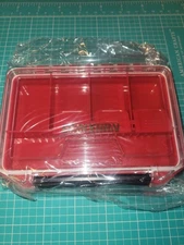 Geinxurn Waterproof Small Storage Parts Organizer, Case with Red