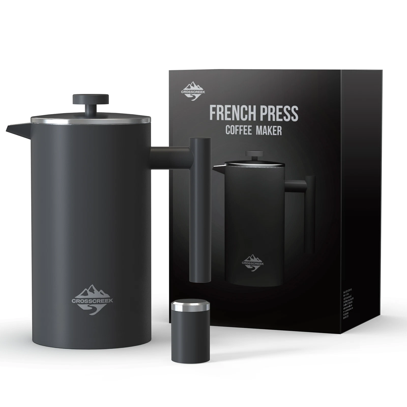 French Press Coffee Maker, 18/10 Stainless Steel 34oz French Presses
Opens in a new window or tab