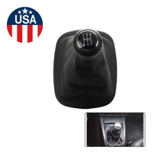 For Vw 97-06 PASSAT B5 5 Speed Frame Gear Shift Knob Lever Shifter Gaiter Boot
