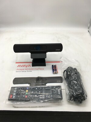 AVAYA HC020 WEBCAM HUDDLE CAMERA W/REMOTE 8X ZOOM 360 MIC HDMI