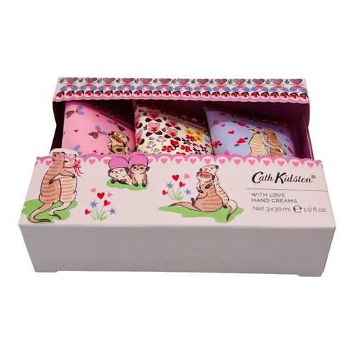 Cath Kidston With Love Hand Cream V-day Gift Set of 3(1 oz ea) Heathcote & Ivory - Picture 6 of 16