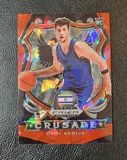 2020-21 Panini Prizm Draft Picks Crusade Red Ice  Deni Avdija RC #86