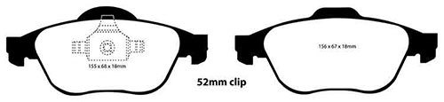Kit de discos y pastillas de freno delanteros EBC para Renault Laguna Mk3 2.0 TD 131 2007-2015 - Imagen 2 de 2