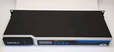 Moxa NPort 6650-16 V1.6 Secure Terminal Server 100-240 VAC Input 16 Port