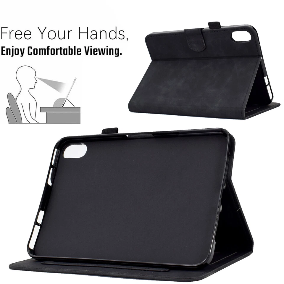 Smart Case Leather Cover For iPad 10th Gen 10.9" 5/6/7/8/9th 10.2" 9.7" 11" 2022 - Image 4 of 4