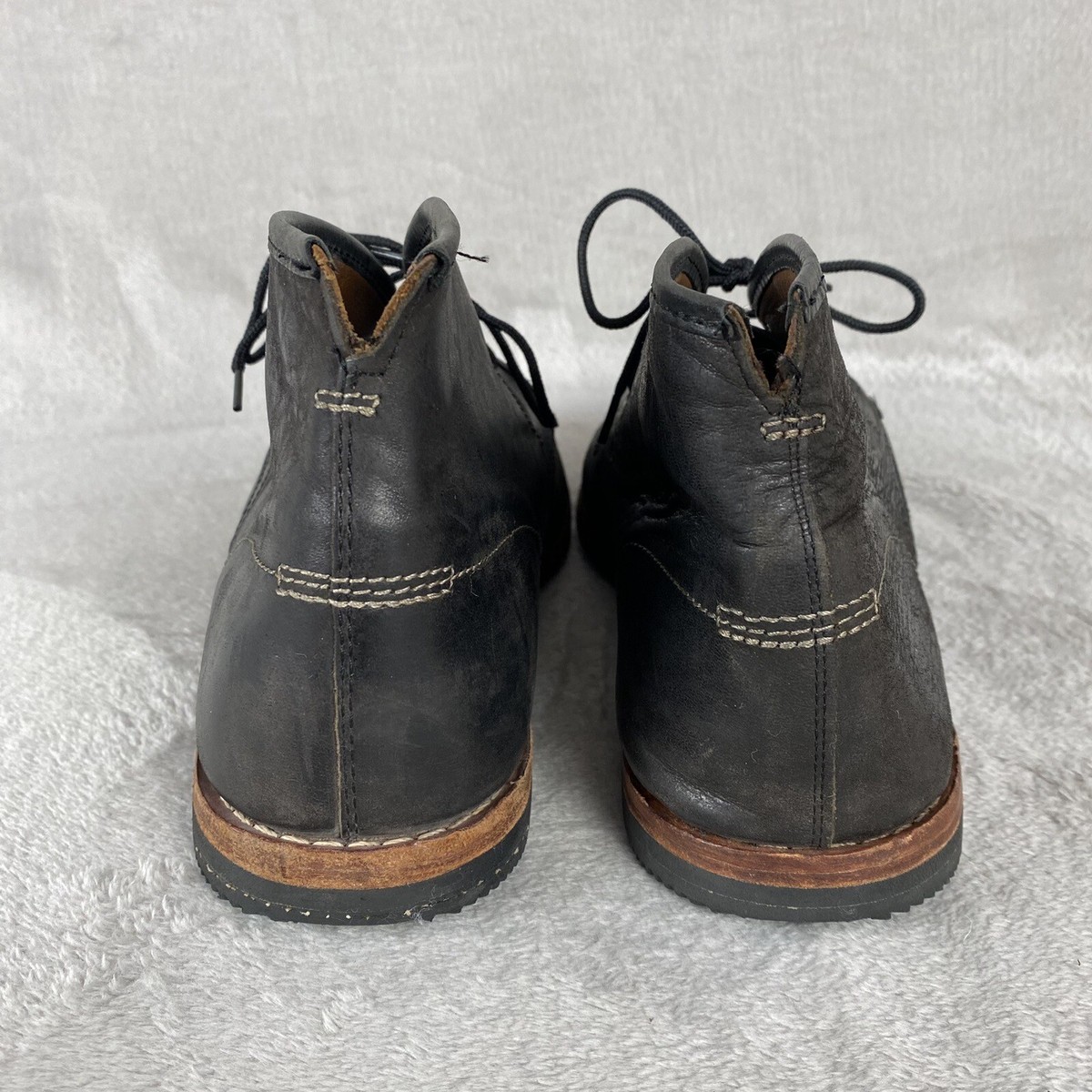 Timberland Men\'s Wodehouse Chukka Boots Size 12 Distress Leather Black Shoes Timberland Boot Company Wodehouse In Men main image 2